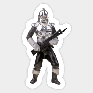 Vintage Chrome Centurion, White Border Sticker